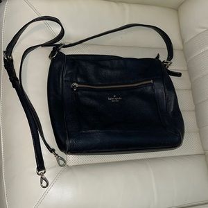 Kate Spade black leather bag